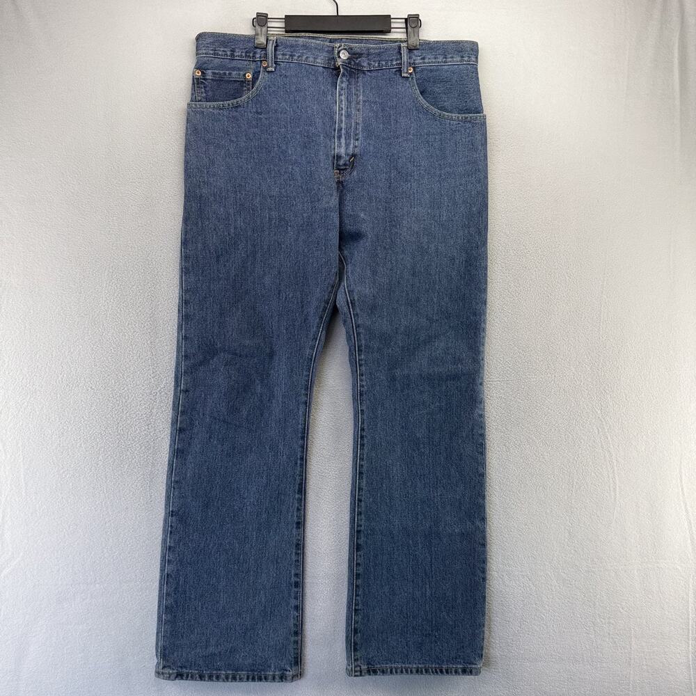 Leivs Jeans Men's 38x32 Blue 517 Bootcut Boot Red Tab Medium Wash Cowboy Denim